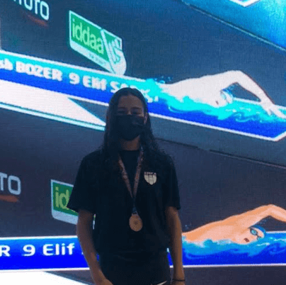 Genç Kategorisinde Yarışan Yüzücü Öğrencimiz Türkiye Üçüncüsü